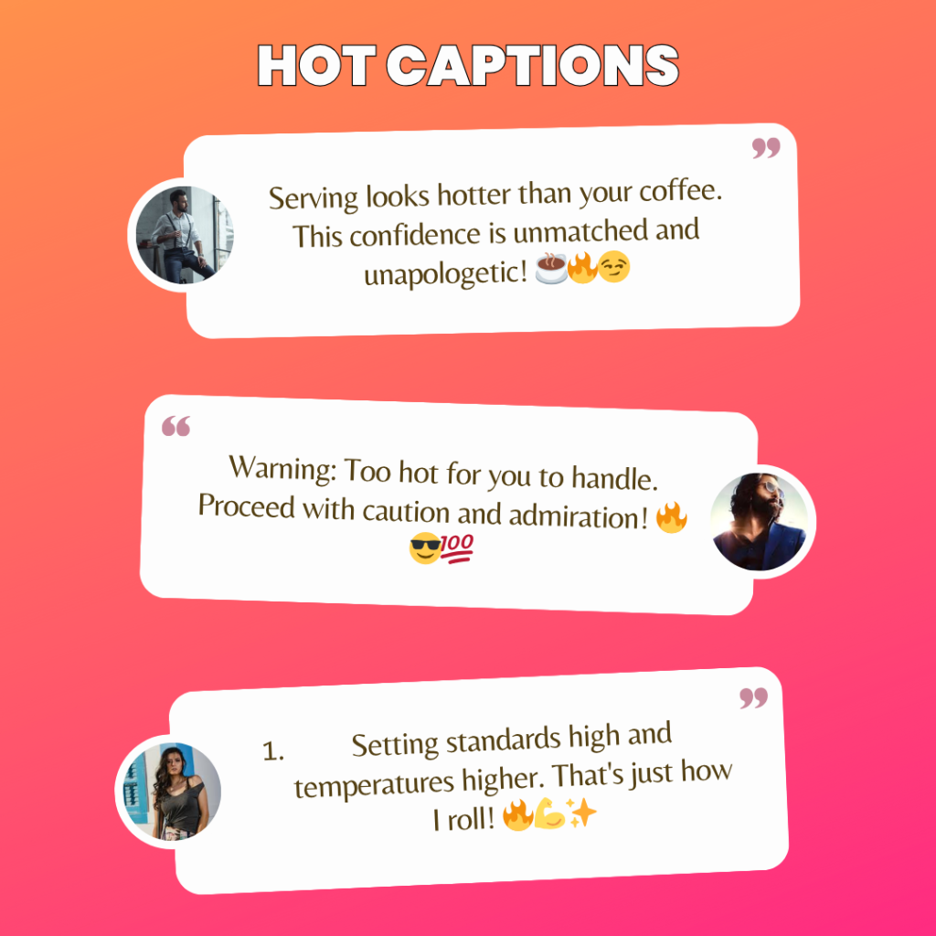 hot captions
