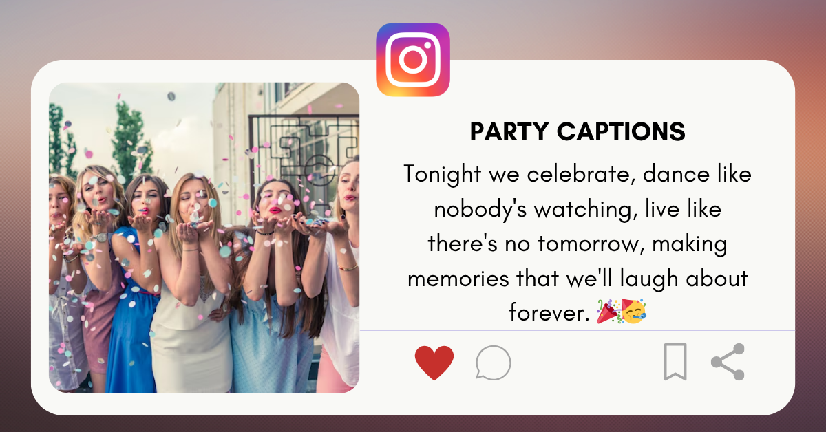party captions
