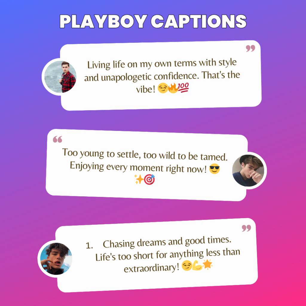 playboy captions