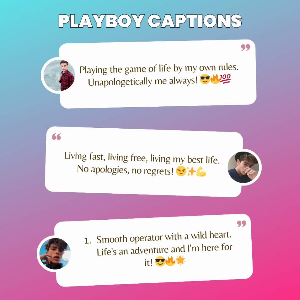 playboy captions