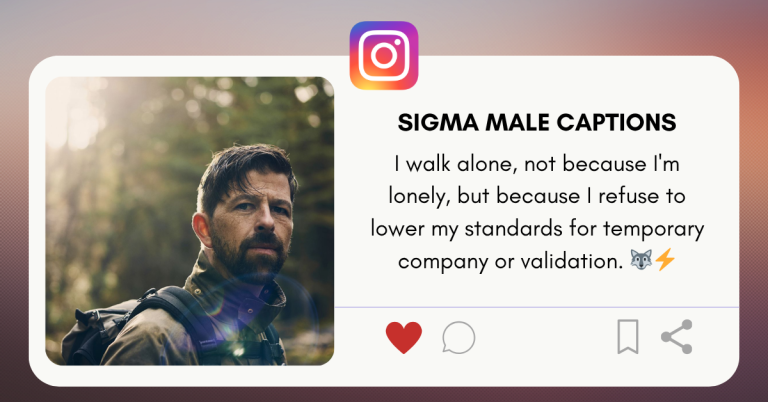 sigma male captions