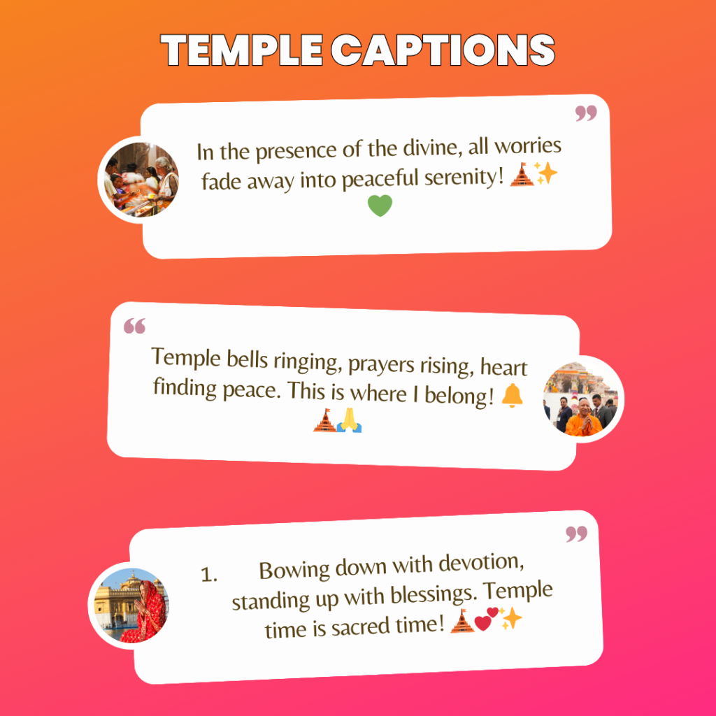 temple captions