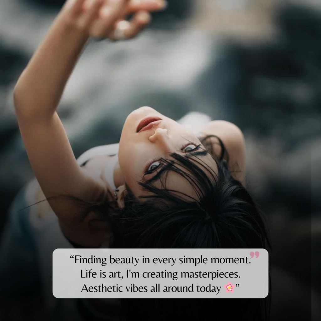 aesthetic captions