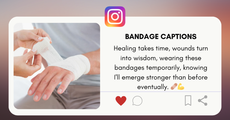 bandage captions