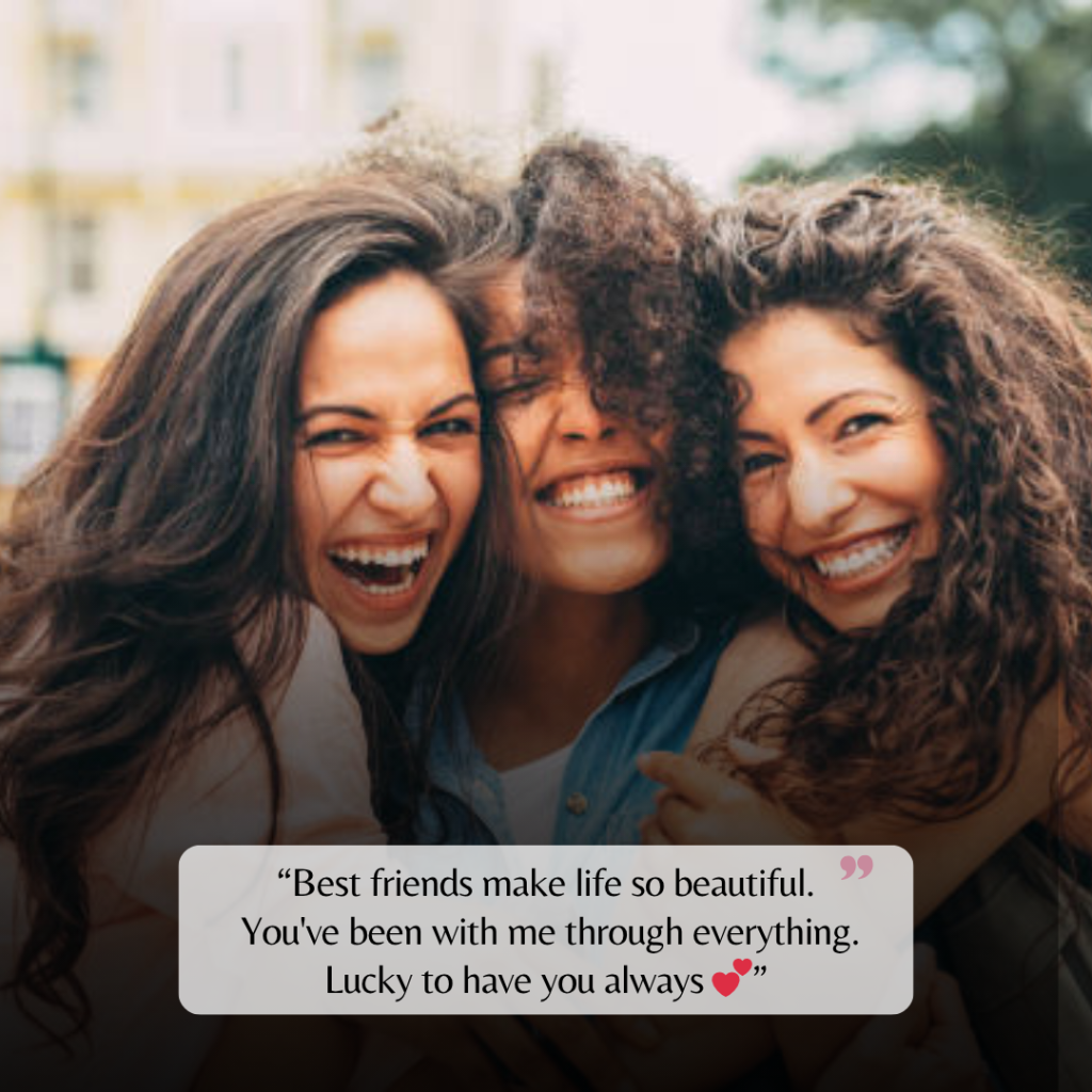 best friend captions