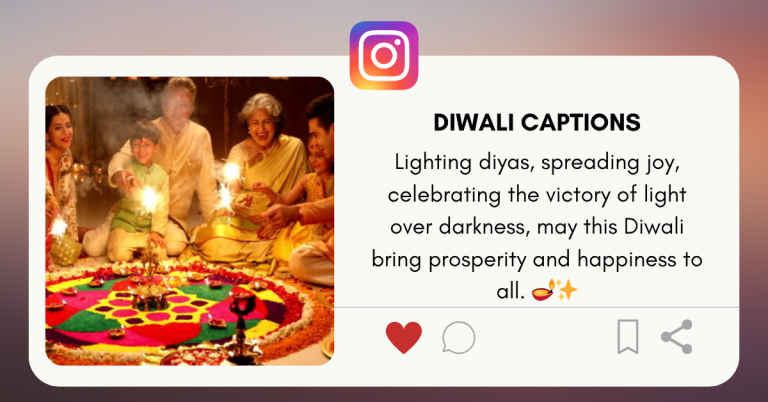diwali captions
