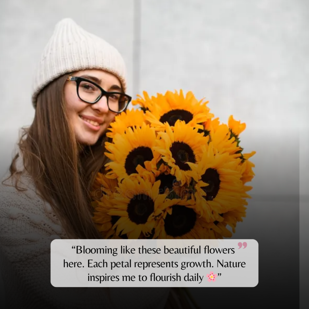 flower captions