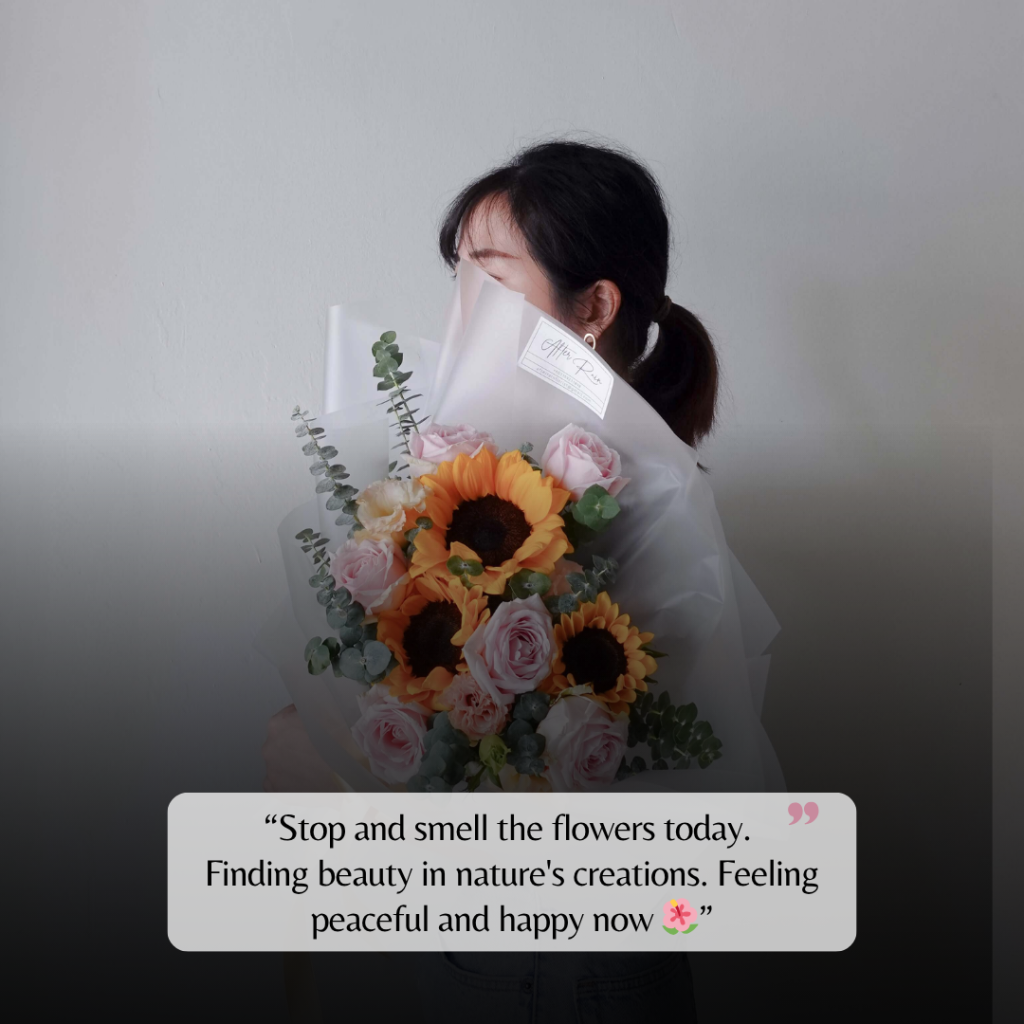 flower captions