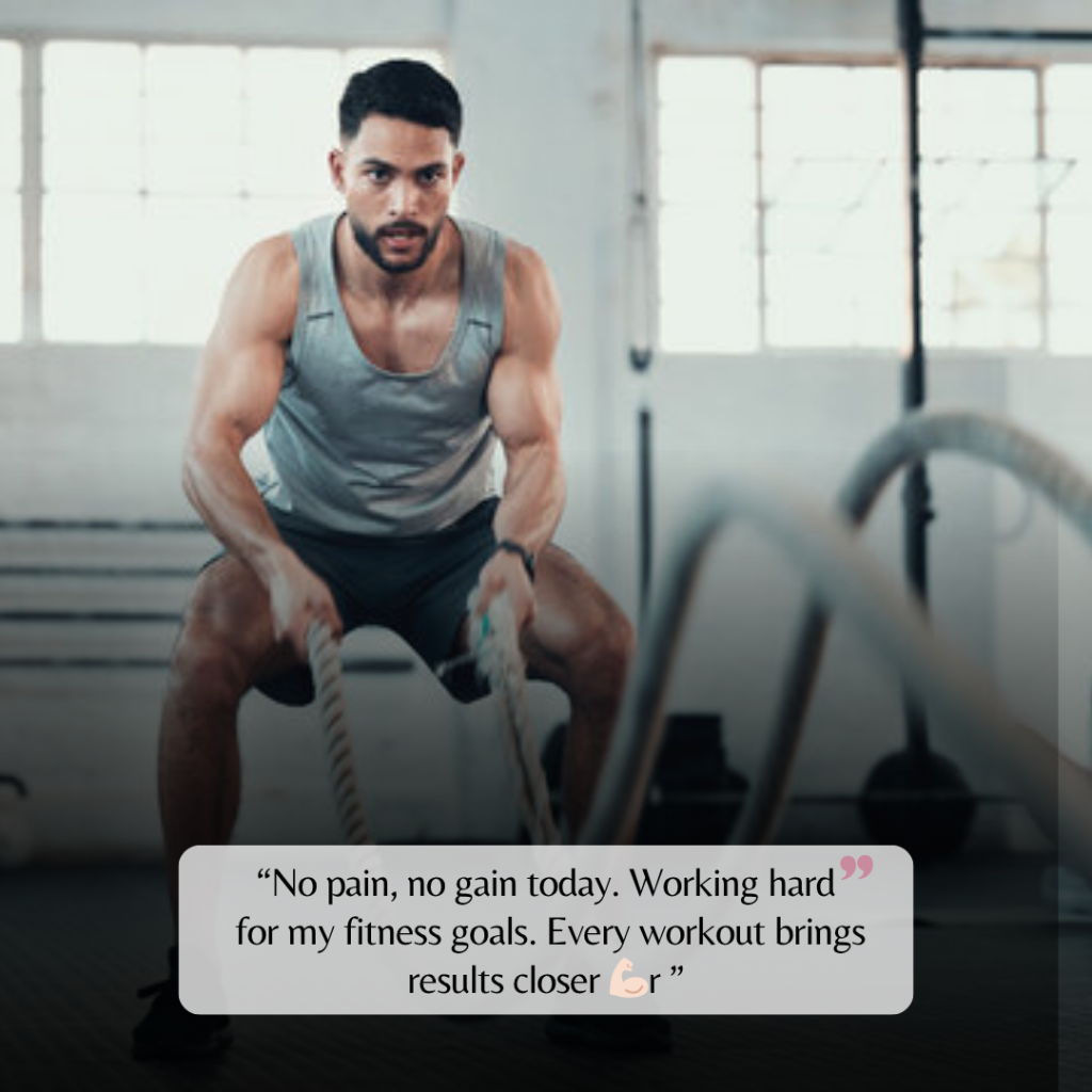 gym captions