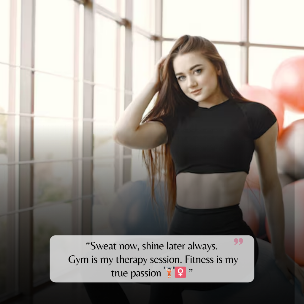 gym captions
