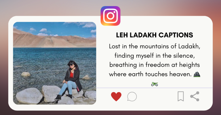 leh ladakh captions