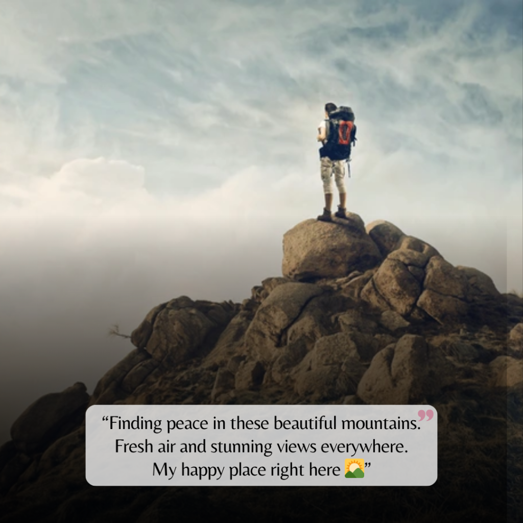 mountain captions