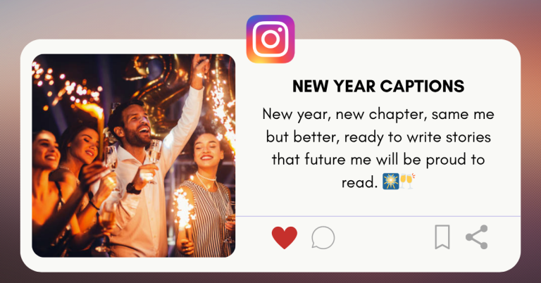 new year captions