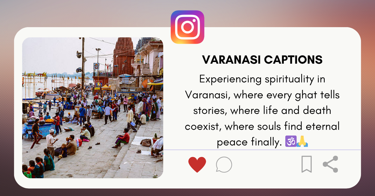 varanasi captions