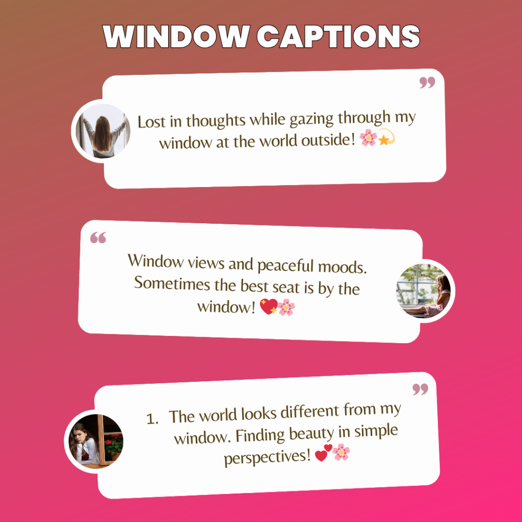 window captions